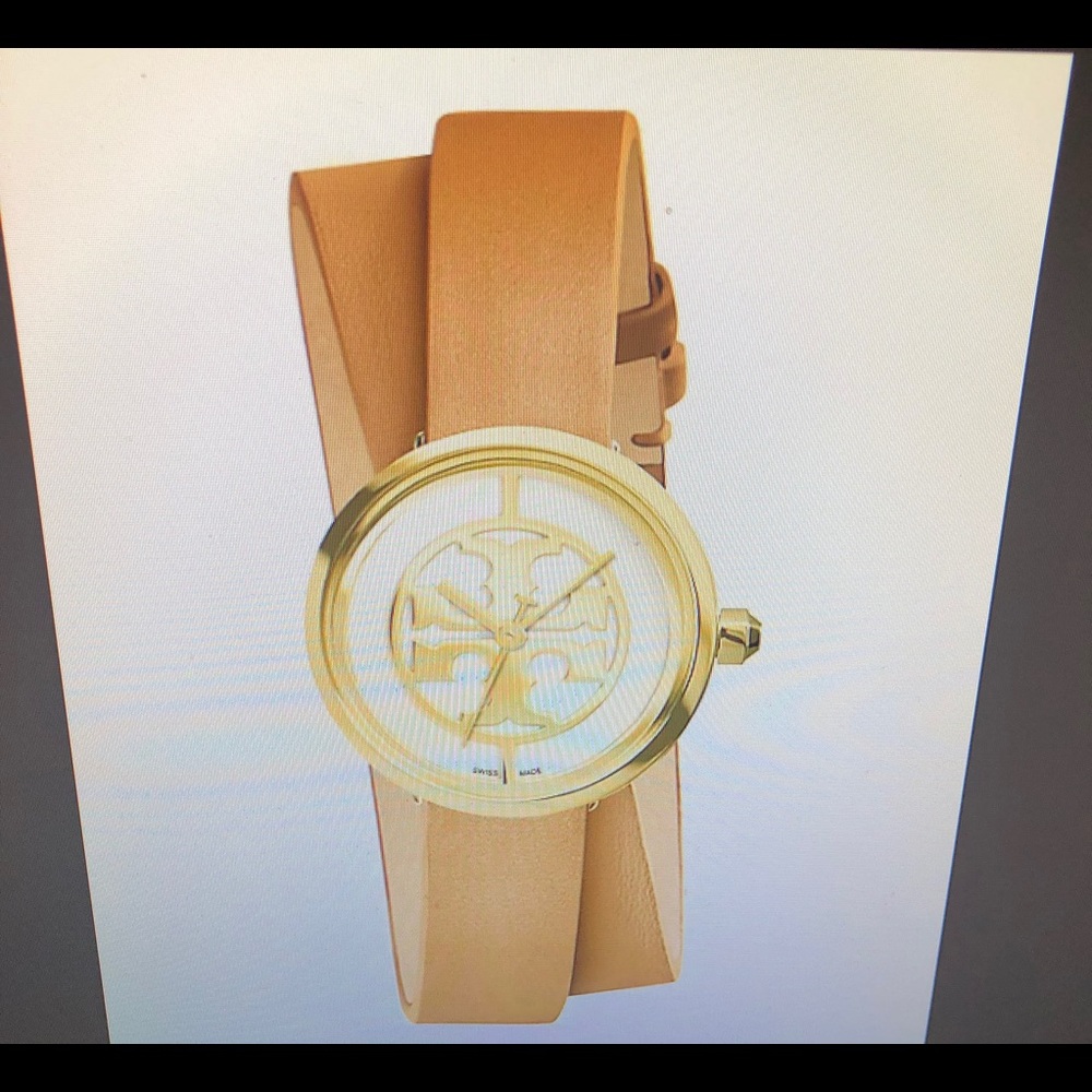 Authentic Tory Burch Double Wrap Watch
